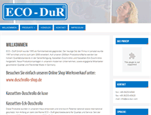 Tablet Screenshot of eco-dur.com